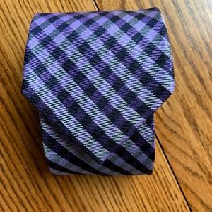 Jos. A. Bank purple plaid tie